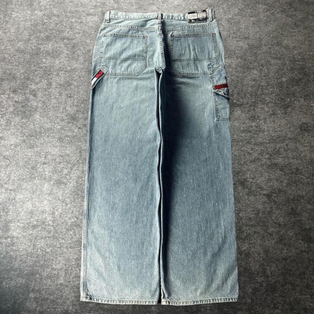 Vintage 2002 Tommy Hilfiger Carpenter Jeans Mens 36x34 Baggy Wide Leg Y2K